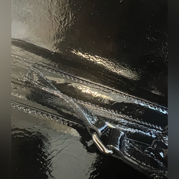 Burberry black patent clutch leather Wristlet bag/clutch - Picture 14 of 16